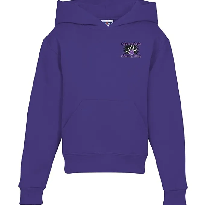 Jerzees Nublend Hooded Sweatshirt - Youth - Embroidered