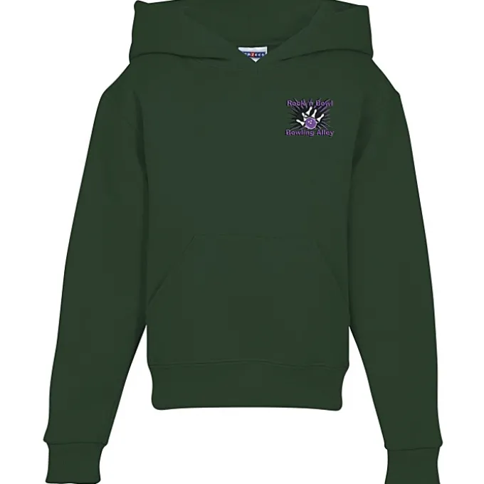 Jerzees Nublend Hooded Sweatshirt - Youth - Embroidered
