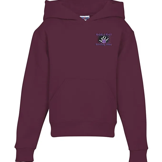 Jerzees Nublend Hooded Sweatshirt - Youth - Embroidered