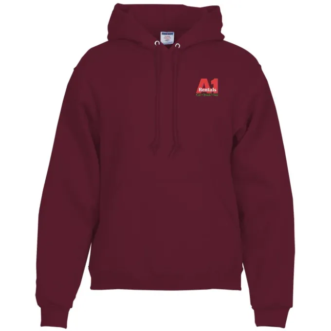 Jerzees Nublend Super Sweats Hoodie - Embroidered