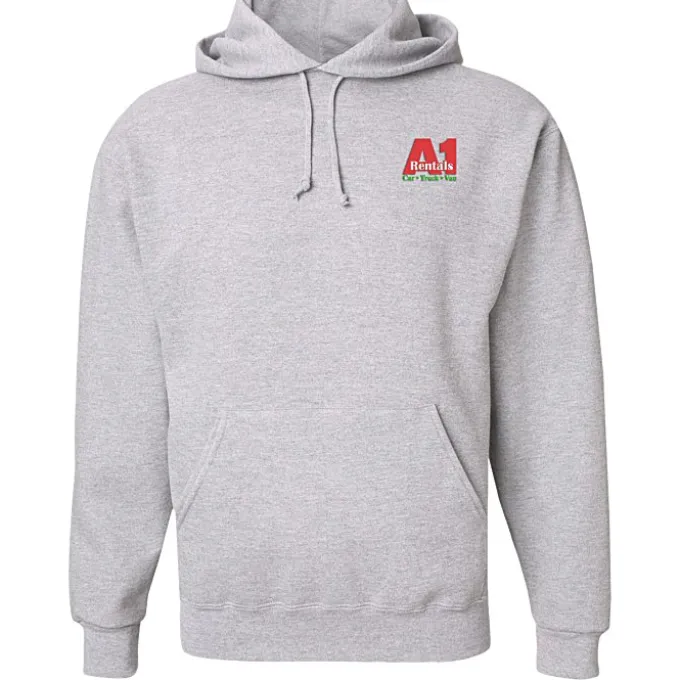 Jerzees Nublend Super Sweats Hoodie - Embroidered