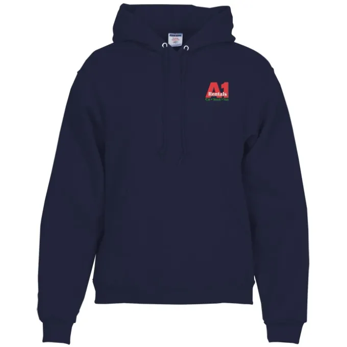 Jerzees Nublend Super Sweats Hoodie - Embroidered