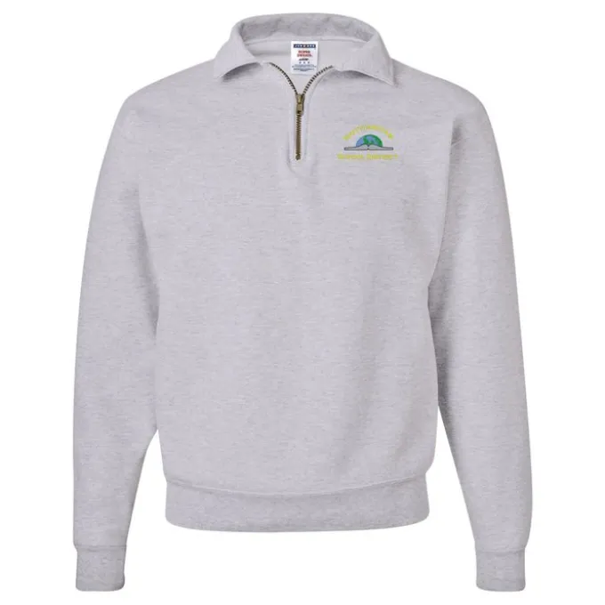 Jerzees Nublend Super Sweats 1/4-Zip Pullover - Embroidered
