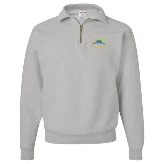 Jerzees Nublend Super Sweats 1/4-Zip Pullover - Embroidered