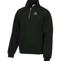 Jerzees Nublend Super Sweats 1/4-Zip Pullover - Embroidered