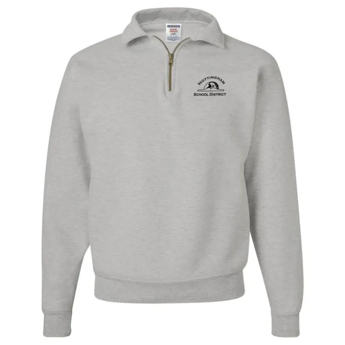 Jerzees Nublend Super Sweats 1/4-Zip Pullover - Screen
