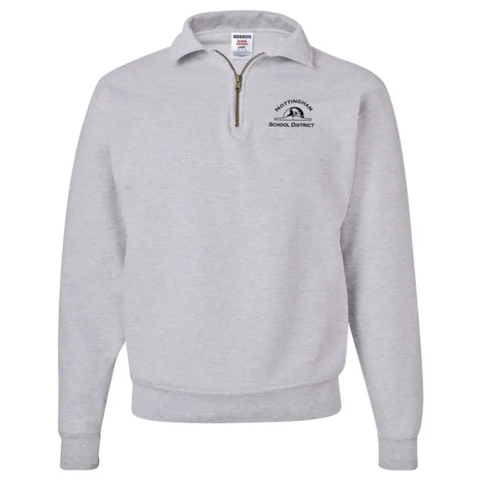 Jerzees Nublend Super Sweats 1/4-Zip Pullover - Screen
