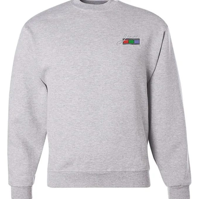 Jerzees Nublend Super Sweats Crew - Embroidered