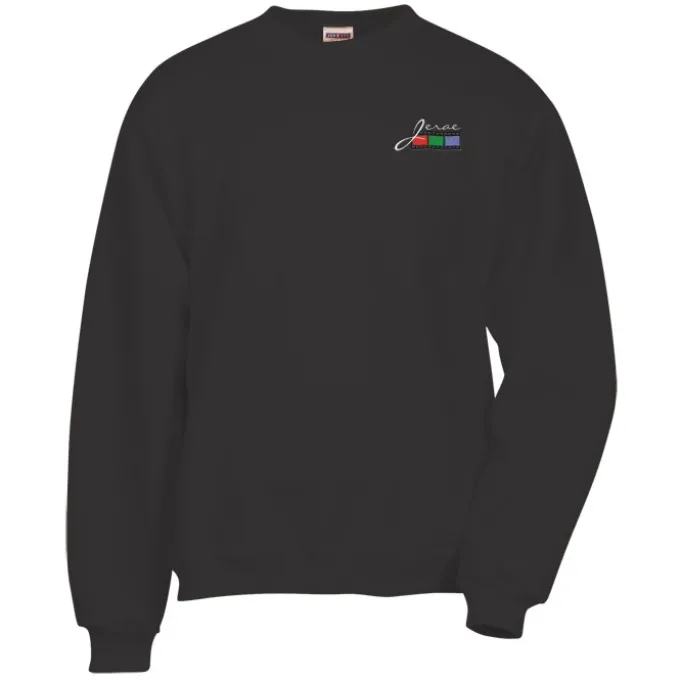 Jerzees Nublend Super Sweats Crew - Embroidered