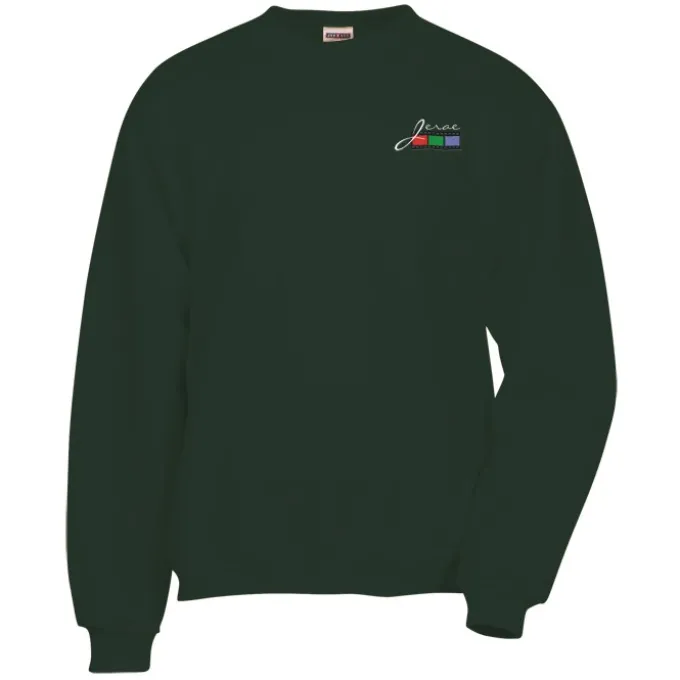 Jerzees Nublend Super Sweats Crew - Embroidered