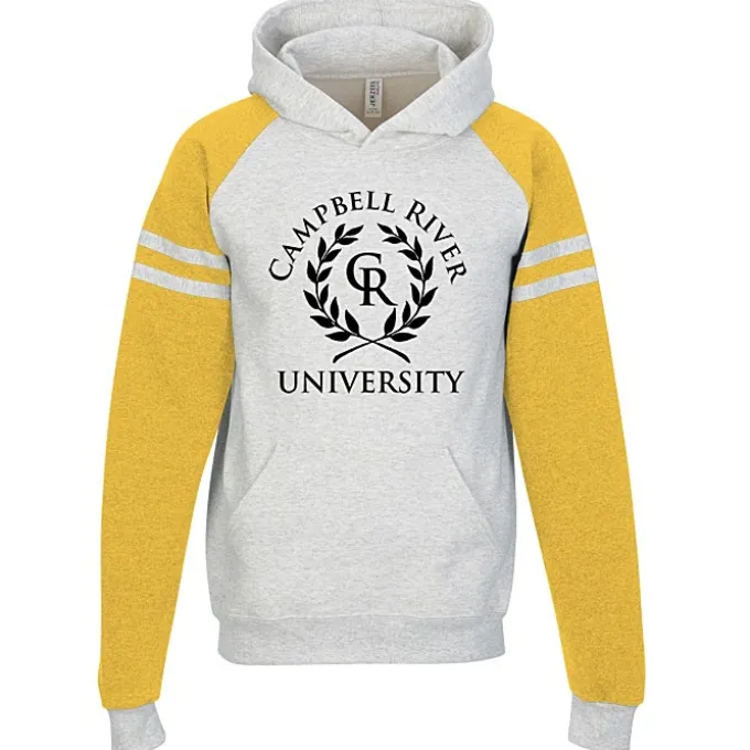 Jerzees Nublend Varsity Colorblocked Raglan Hooded Sweatshirt