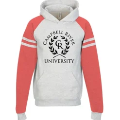 Jerzees Nublend Varsity Colorblocked Raglan Hooded Sweatshirt