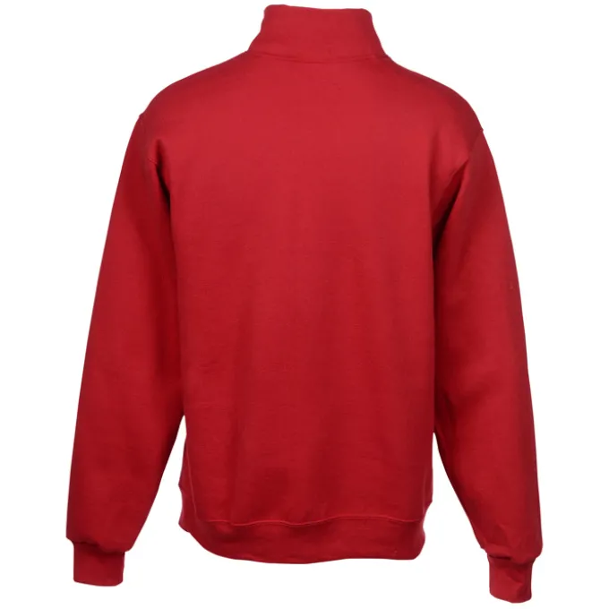 Jerzees NuBlend 1/4-Zip Sweatshirt - Embroidered