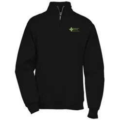 Jerzees NuBlend 1/4-Zip Sweatshirt - Embroidered