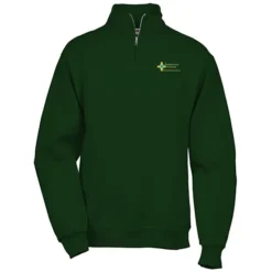 Jerzees NuBlend 1/4-Zip Sweatshirt - Embroidered