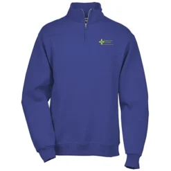 Jerzees NuBlend 1/4-Zip Sweatshirt - Embroidered