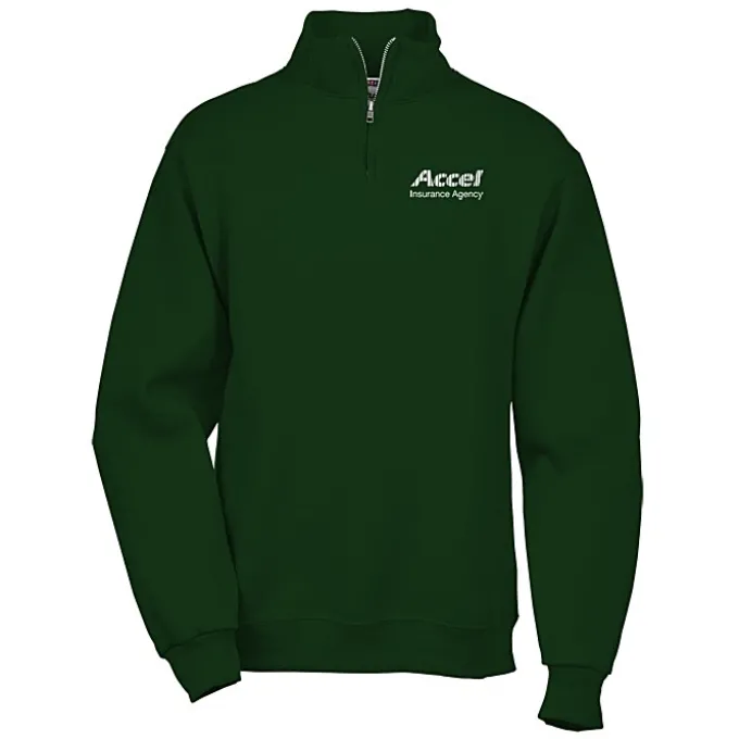Jerzees NuBlend 1/4-Zip Sweatshirt - Screen