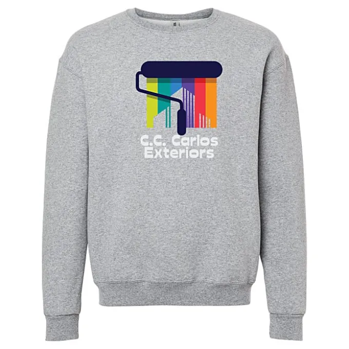 Jerzees Rugged Fleece Crewneck Sweatshirt - Full Color