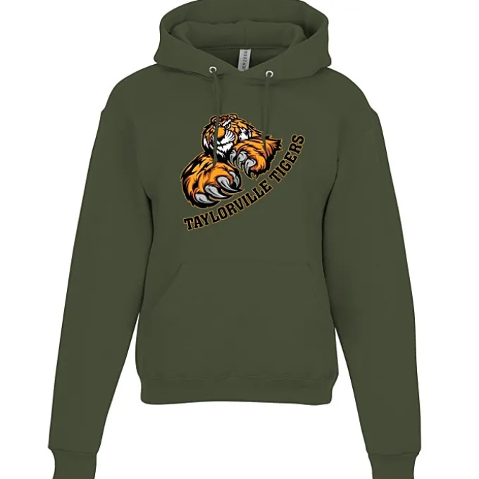 Jerzees Rugged Fleece Hooded Sweatshirt - Full Color