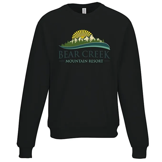 Jerzees Ultimate CVC Crewneck Sweatshirt - Full Color