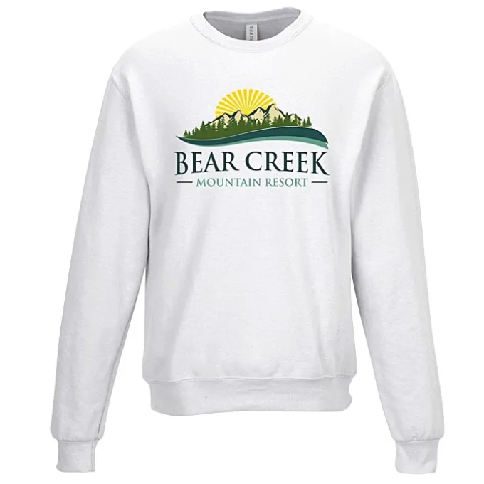 Jerzees Ultimate CVC Crewneck Sweatshirt - Full Color