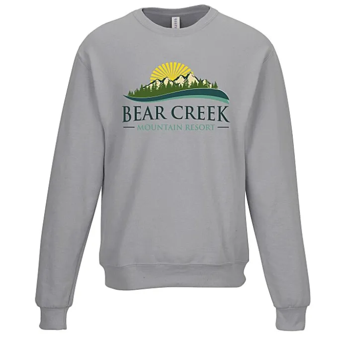 Jerzees Ultimate CVC Crewneck Sweatshirt - Full Color