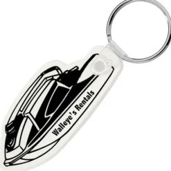 Jet Ski Soft Keychain - Opaque