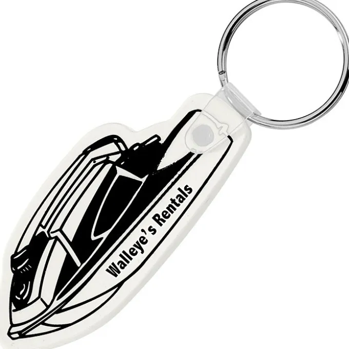 Jet Ski Soft Keychain - Opaque