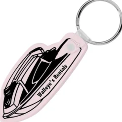Jet Ski Soft Keychain - Opaque