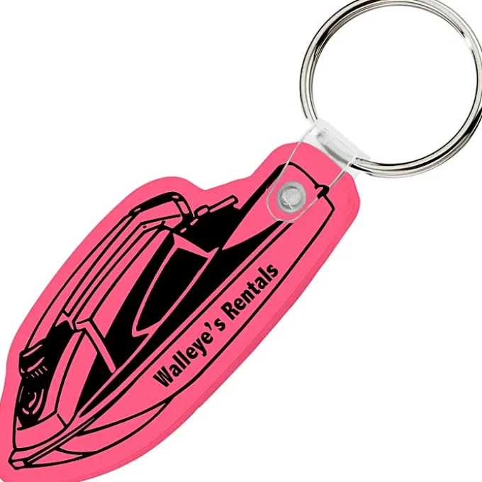 Jet Ski Soft Keychain - Translucent