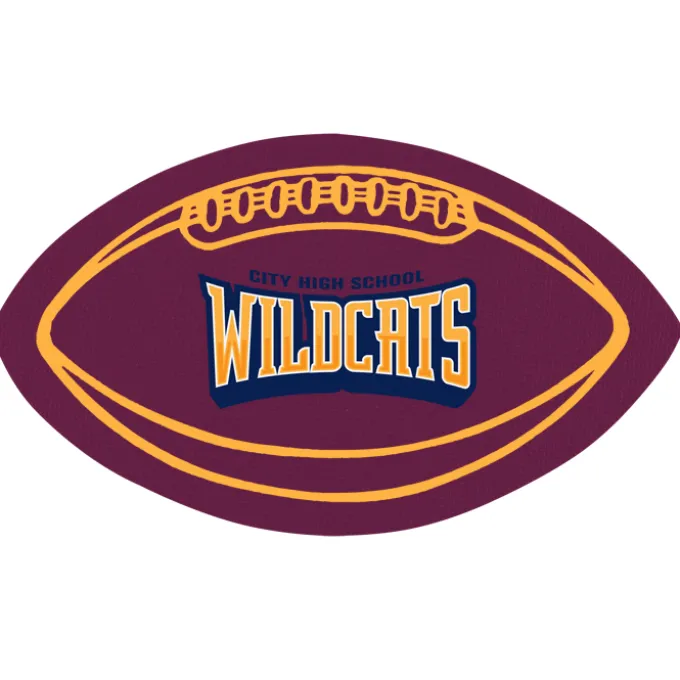 Jumbo Cushioned Jar Opener - Football - Full Color