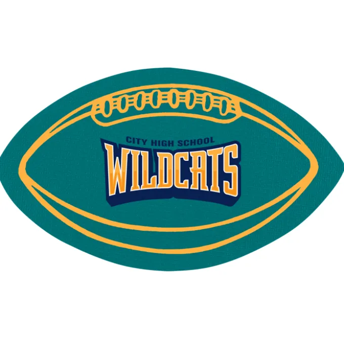 Jumbo Cushioned Jar Opener - Football - Full Color