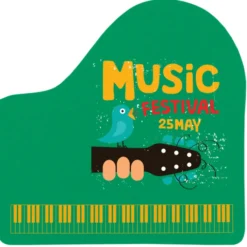 Jumbo Cushioned Jar Opener - Piano - Full Color