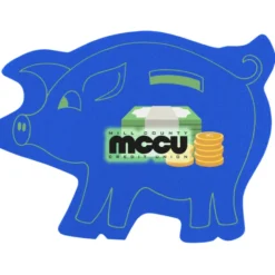 Jumbo Cushioned Jar Opener - Piggy Bank - Full Color