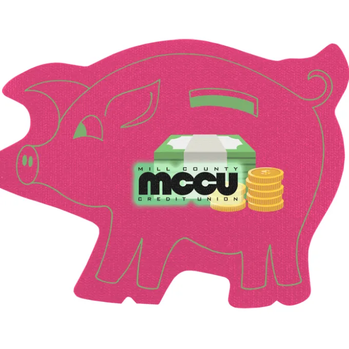 Jumbo Cushioned Jar Opener - Piggy Bank - Full Color