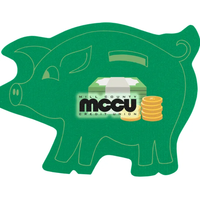 Jumbo Cushioned Jar Opener - Piggy Bank - Full Color