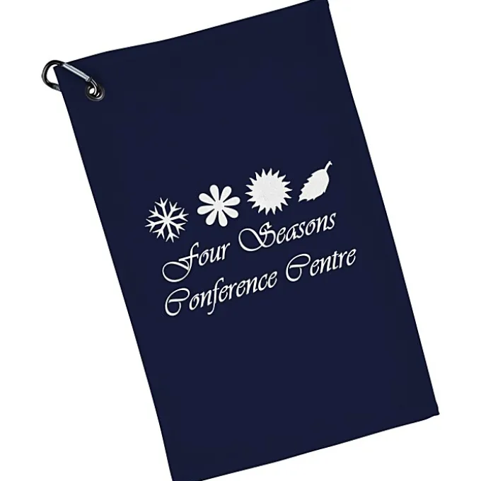 Junior League Golf Towel with Carabiner - Colors