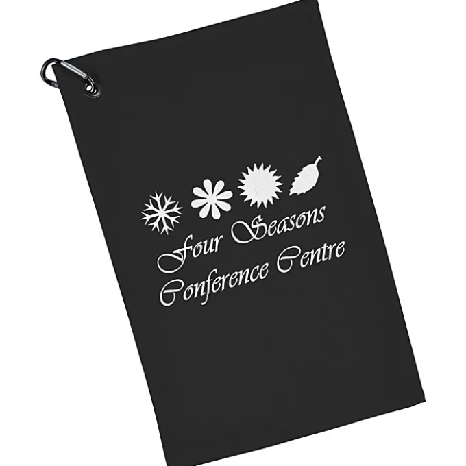 Junior League Golf Towel with Carabiner - Colors