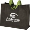 Jute Button Tote