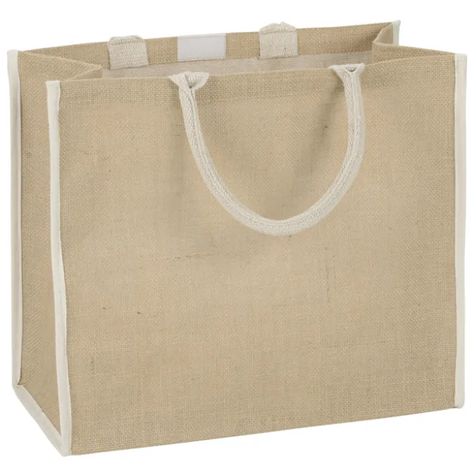 Jute Shopping Tote