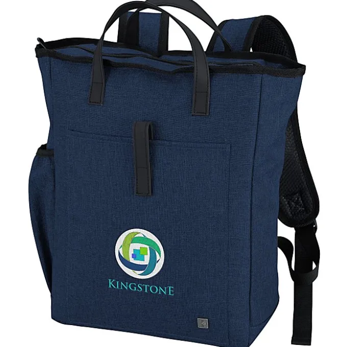 Kapston Pierce Laptop Backpack Tote - Embroidered
