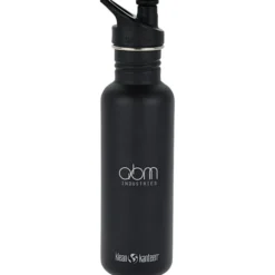 Klean Kanteen Classic Stainless Bottle with Sport Cap - 27 oz - Laser Engraved