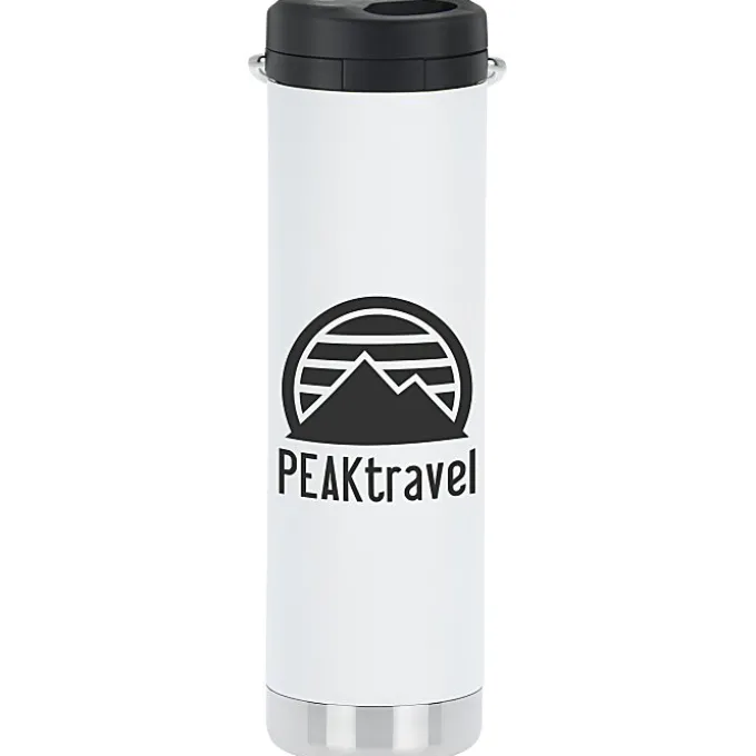 Klean Kanteen TKWide Vacuum Bottle with Straw Lid - 20 oz