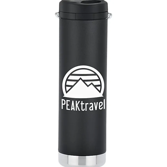 Klean Kanteen TKWide Vacuum Bottle with Straw Lid - 20 oz