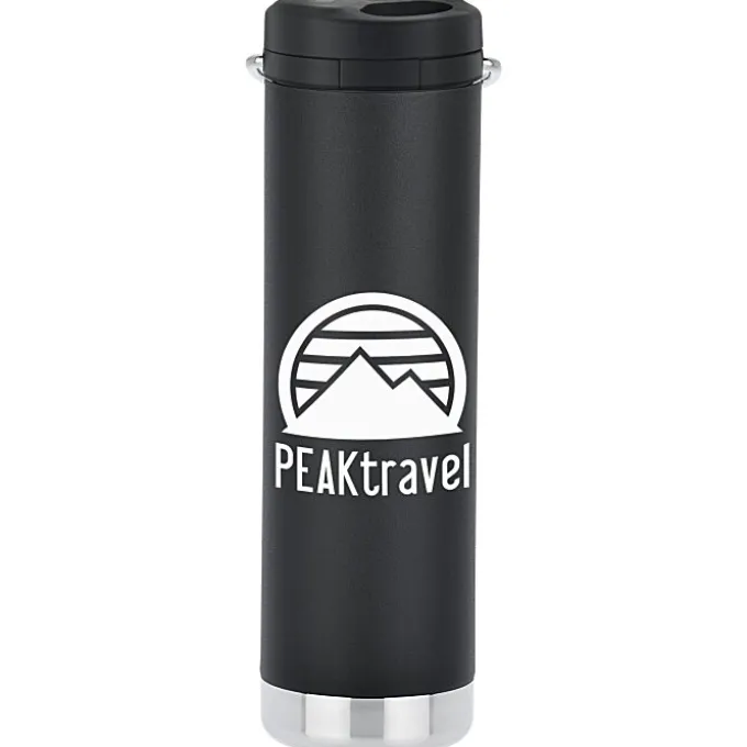 Klean Kanteen TKWide Vacuum Bottle with Straw Lid - 20 oz - 24 hr