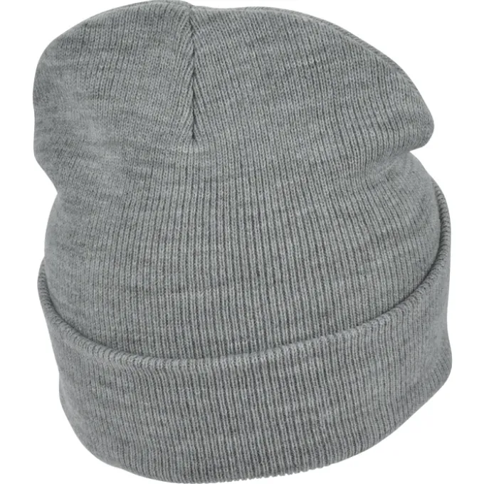 Knit Cuffed Patch Beanie