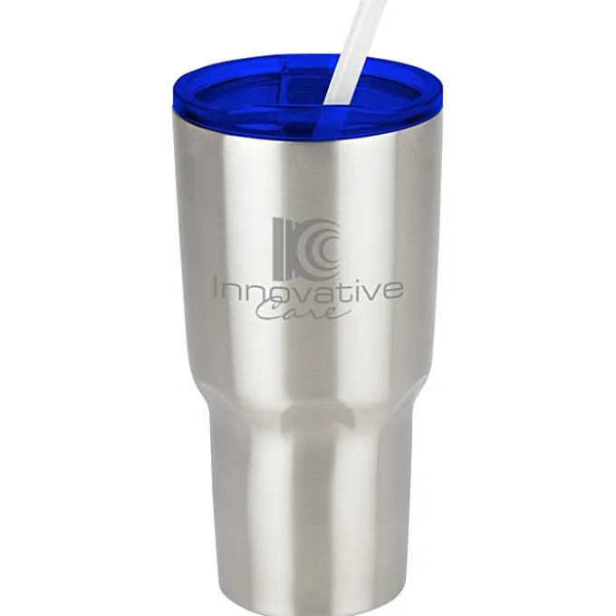 Kong Vacuum Insulated Travel Tumbler - 26 oz. - Stainless Steel - Laser Engraved