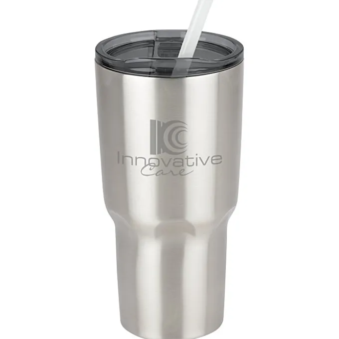 Kong Vacuum Insulated Travel Tumbler - 26 oz. - Stainless Steel - Laser Engraved