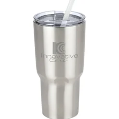 Kong Vacuum Insulated Travel Tumbler - 26 oz. - Stainless Steel - Laser Engraved