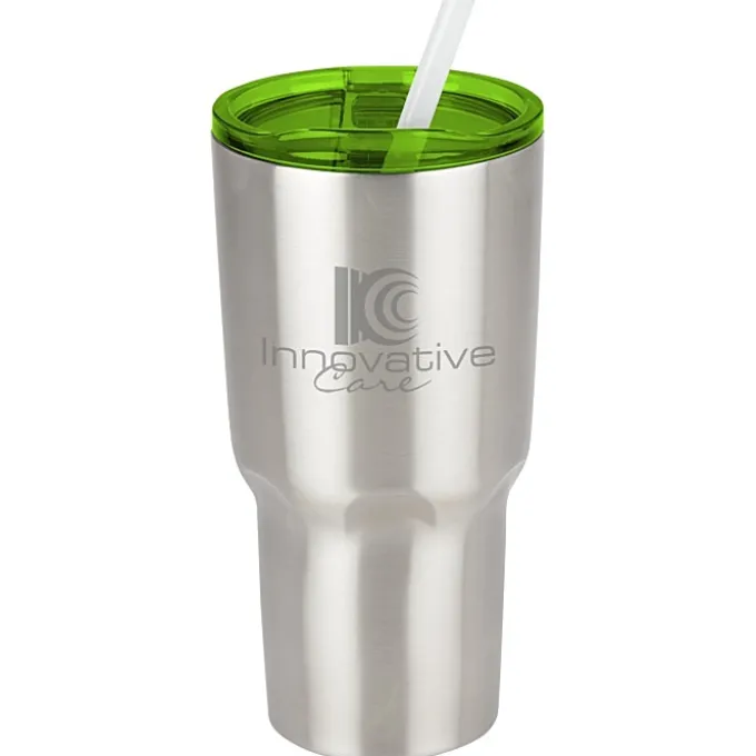 Kong Vacuum Insulated Travel Tumbler - 26 oz. - Stainless Steel - Laser Engraved